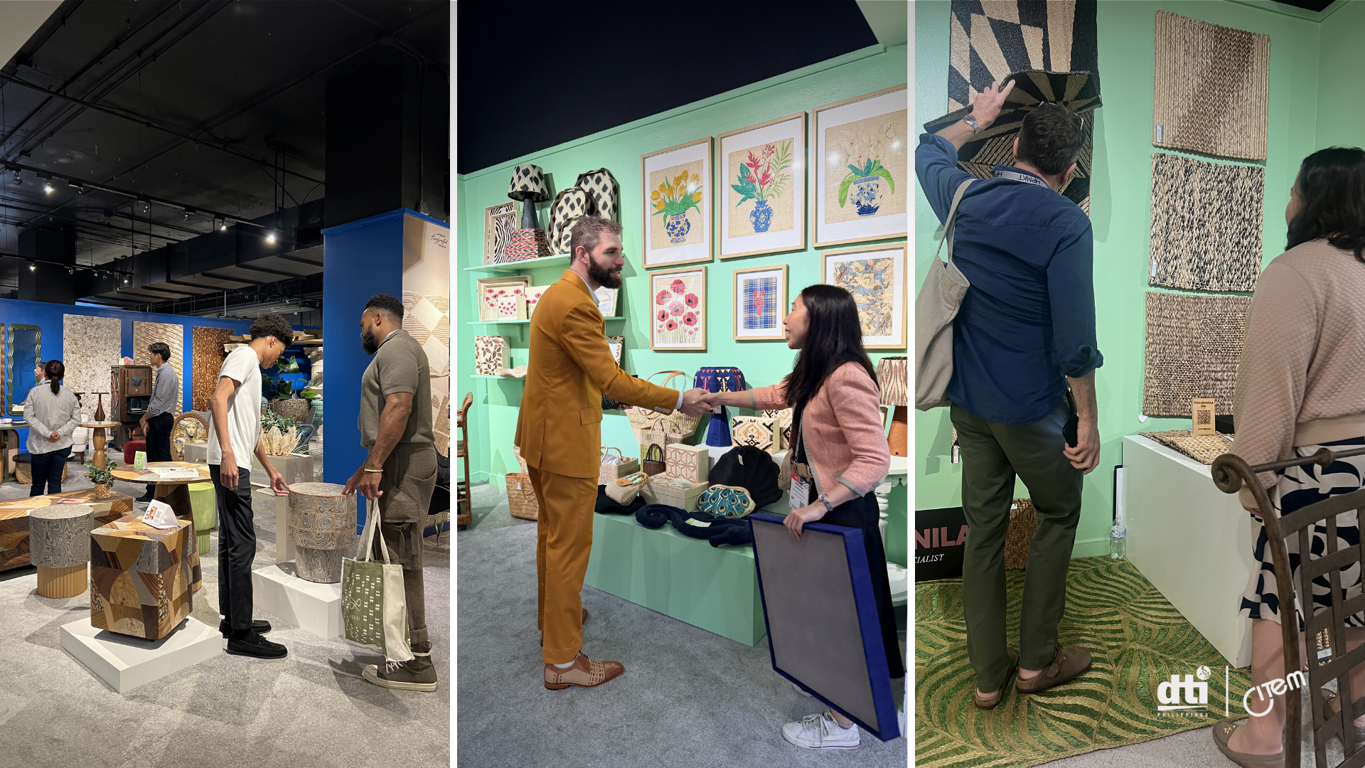 International buyers and guests at the Philippine Pavilion